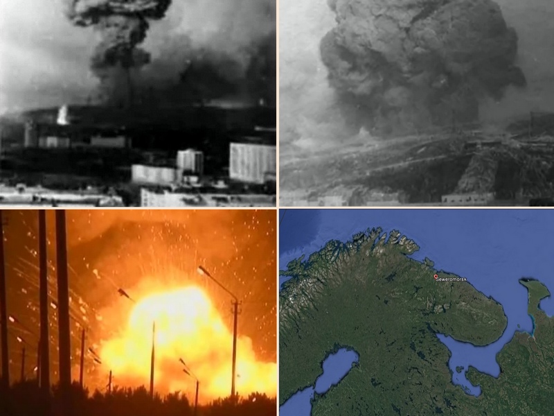 Explosionen in Severomorsk