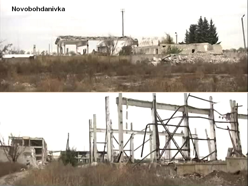 Novobohdanivka zerstörtes Munitionslager